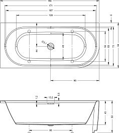 Riho Акриловая ванна DESIRE 184x84 R – фотография-4